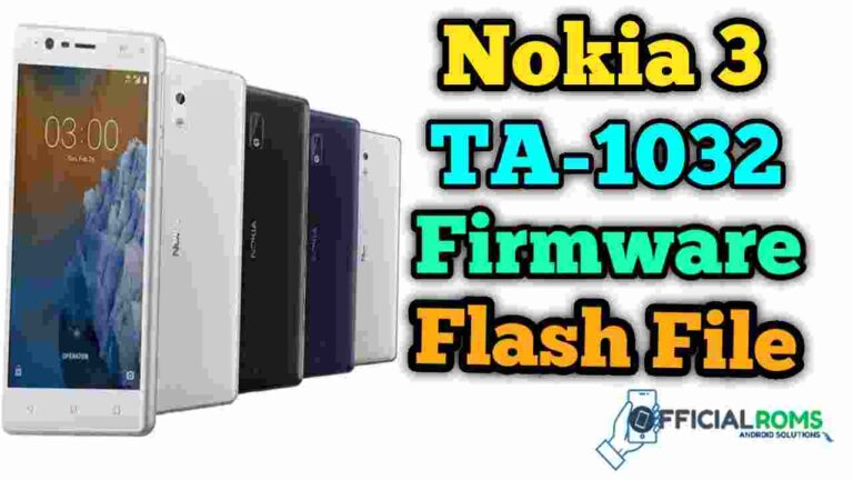 Nokia 3 Flash File