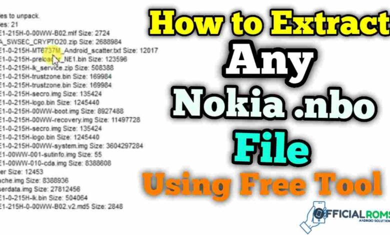 How to Extract Any Nokia nbo File Using Free Tool