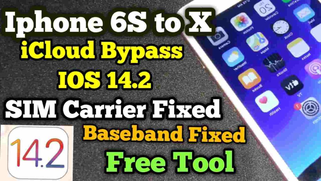 Iphone 6S to X icloud Bypass Checkra1n Windows  Updated IOS 14.2