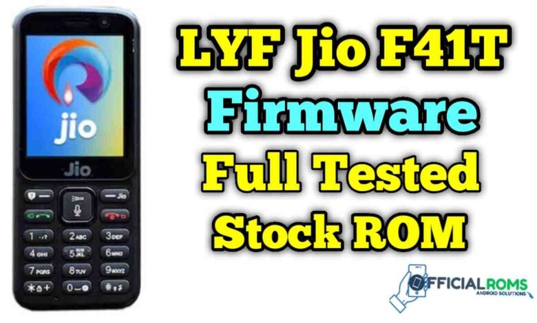jio f41t flash file Firmware Full tested (Stock ROM)