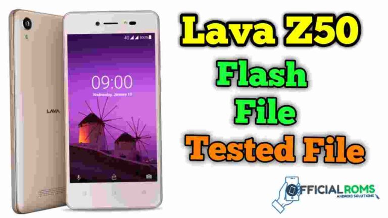Lava Z50 Flash File Tested File Stock ROM