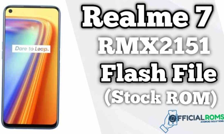Realme 7 RMX2151 Flash File (Firmware)