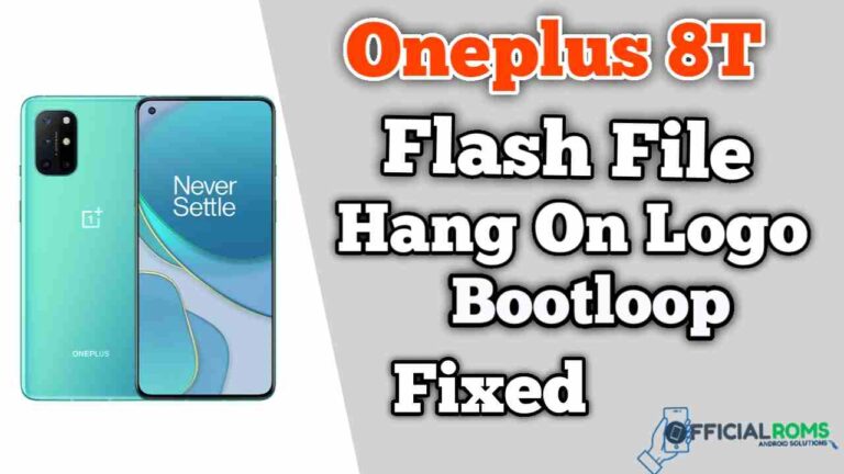 Download Oneplus 8T flash file Stock ROM