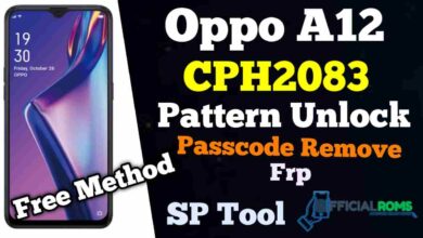 Oppo A12 CPH2083 Pattern Unlock & Passcode Remove SP Tool 1 Oppo A12 CPH2083 Pattern Unlock & Passcode Remove SP Tool
