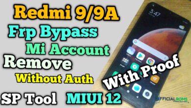 Redmi 9/9A Frp Bypass Mi Account Without Auth SP Tool