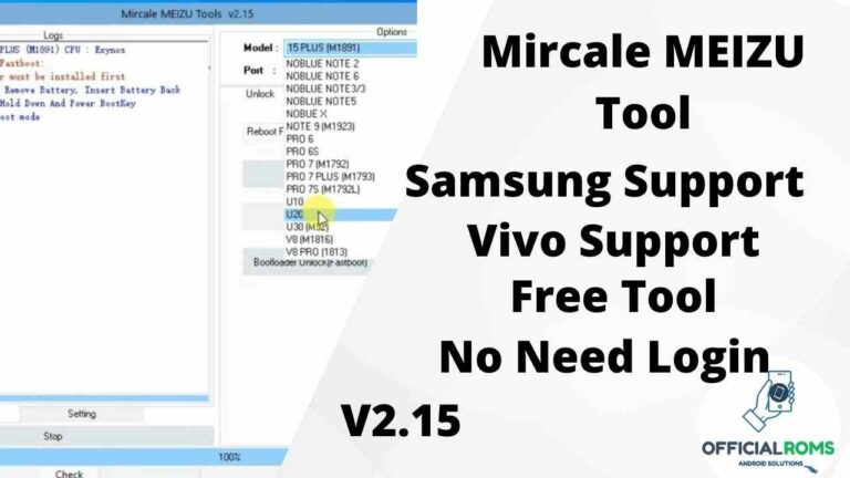 Miracle Meizu Tool 2.15 No Need Login Free Tool Everyone
