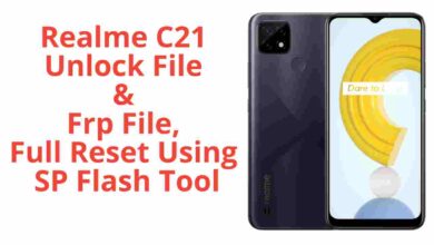 Realme C21 Unlock File & Frp File, Full Reset Using SP Flash Tool