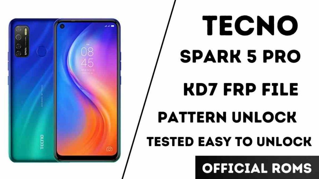 TECNO Spark 5 Pro KD7 Frp File Tested Easy to Unlock