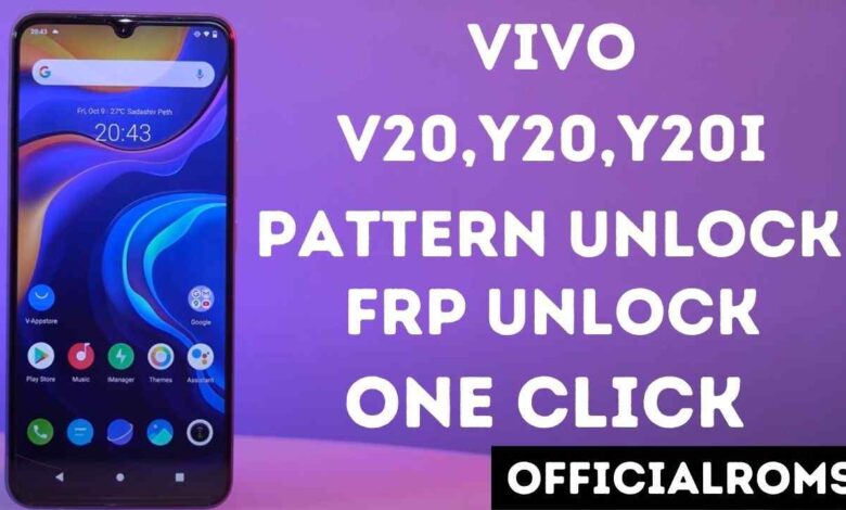 Vivo V2029 Y20,Y21s Pattern Unlock Hard reset Android 11