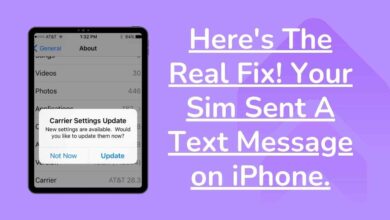 Here's The Real Fix! Your Sim Sent A Text Message on iPhone. 4 Here's The Real Fix! Your Sim Sent A Text Message on iPhone.