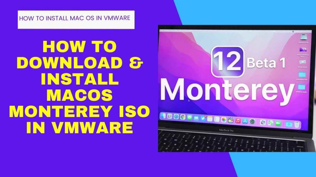 How to Download & Install macOS Monterey ISO for VMware