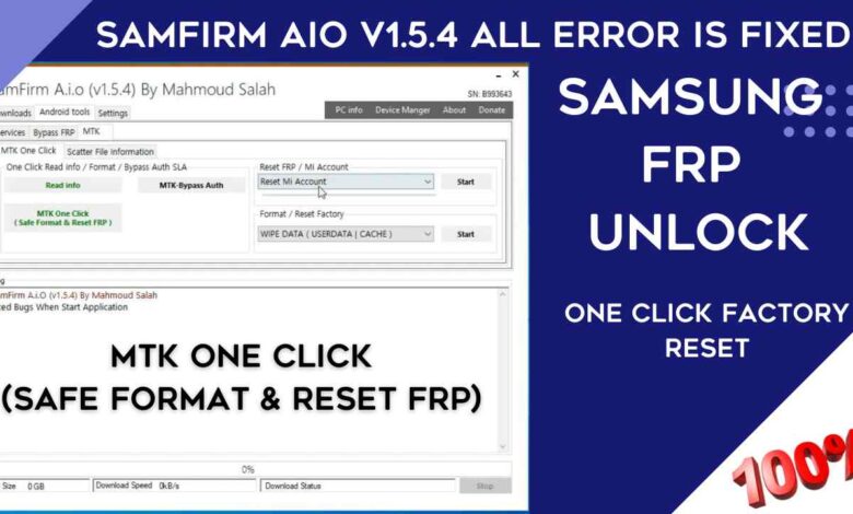 SamFirm V2.1 | MTK Bypass Samsung Latest FRP