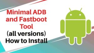Download Minimal ADB and Fastboot Tool (all versions)