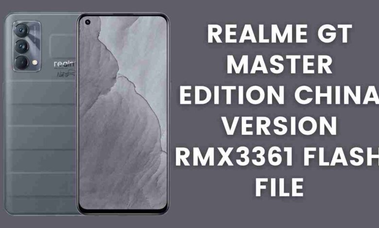 Realme GT Master Edition China Version RMX3361 Flash File