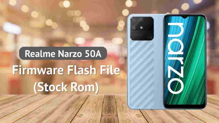 Realme Narzo 50A Firmware Flash File (Stock Rom )