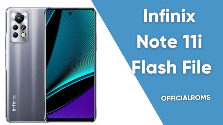 Infinix Note 11i Flash File
