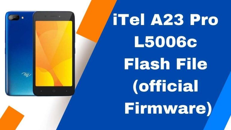 iTel A23 Pro L5006c Flash File