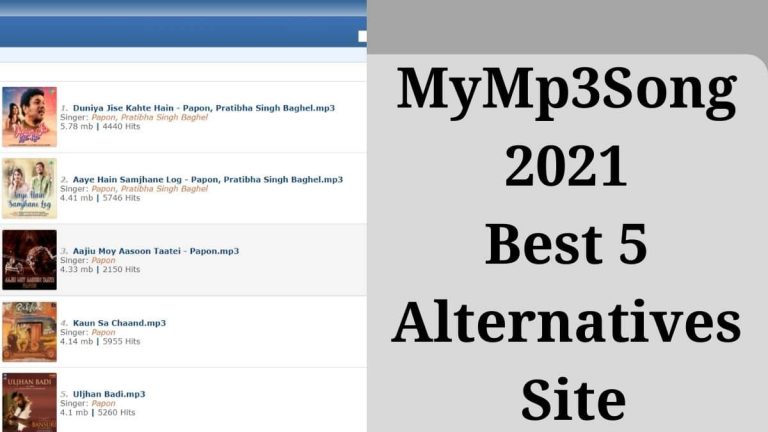 MyMp3Song 2021 Best 5 Alternatives Site For MyMp3singer