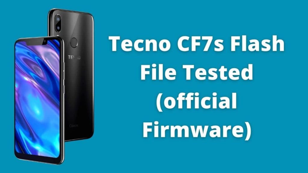 Tecno CF7s Flash File 