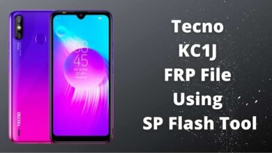 Tecno KC1J FRP File Using SP Flash Tool 2024 17 Tecno KC1J FRP File