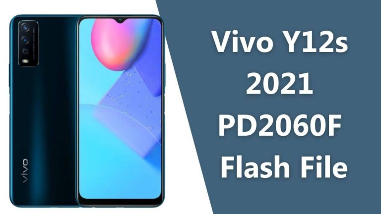 Vivo Y12s 2021 PD2060F Flash FIle