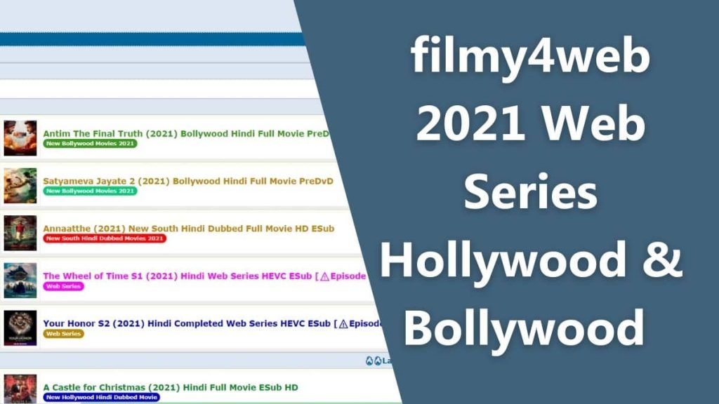 filmy4web 2022 Web Series Hollywood & Bollywood Movies