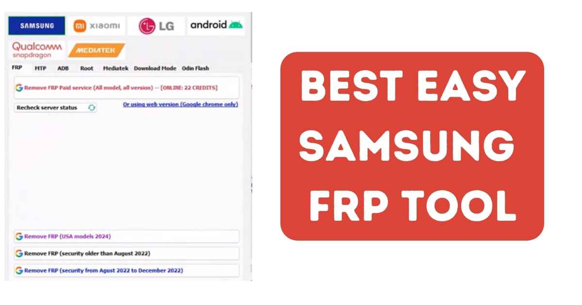 Best Easy Samsung Frp Tool