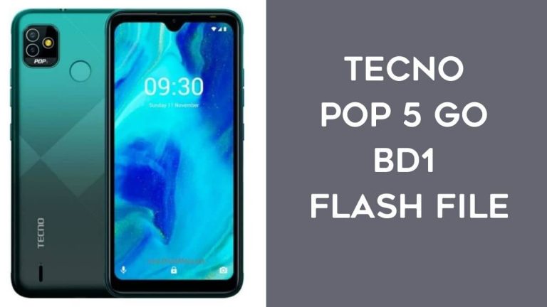 Tecno Pop 5 Go BD1 Flash File (official Firmware)