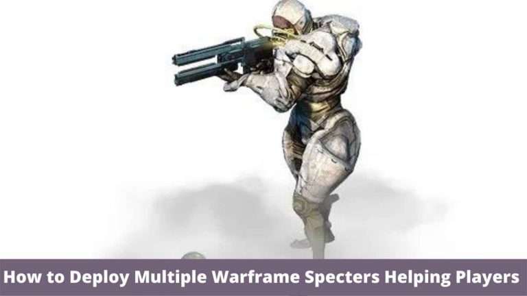 How to Deploy Multiple Warframe Specters Helping Players