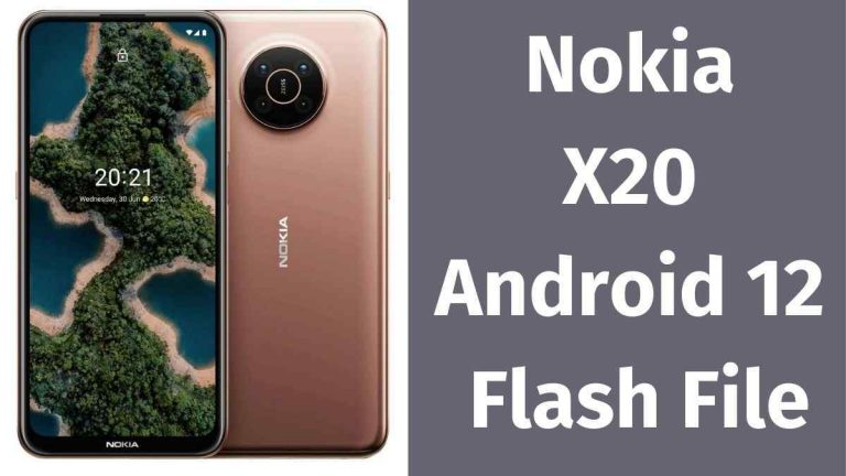 Nokia X20 Android 12 Flash File
