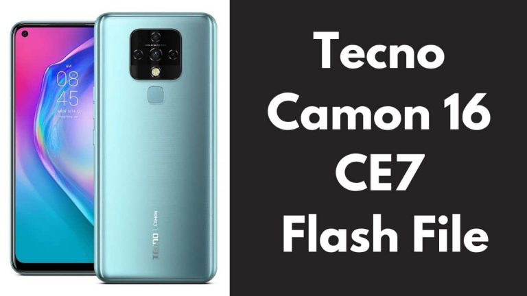 Tecno Camon 16 CE7 Flash File (official Firmware)