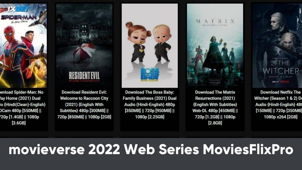movieverse 2022 Web Series MoviesFlixPro