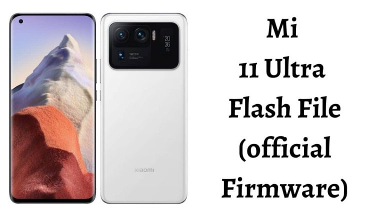 Mi 11 Ultra Flash File (official Firmware)