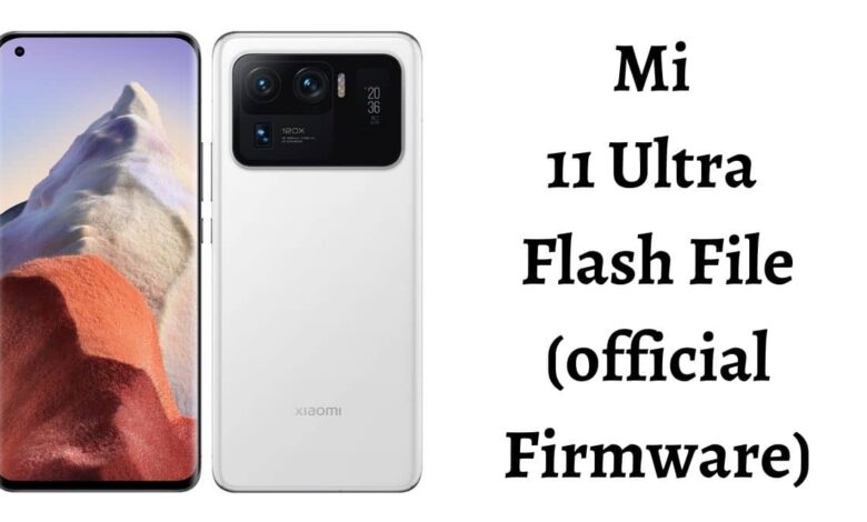 Mi 11 Ultra Flash File (official Firmware)