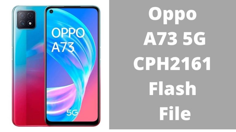 Oppo A73 5G CPH2161 Flash File