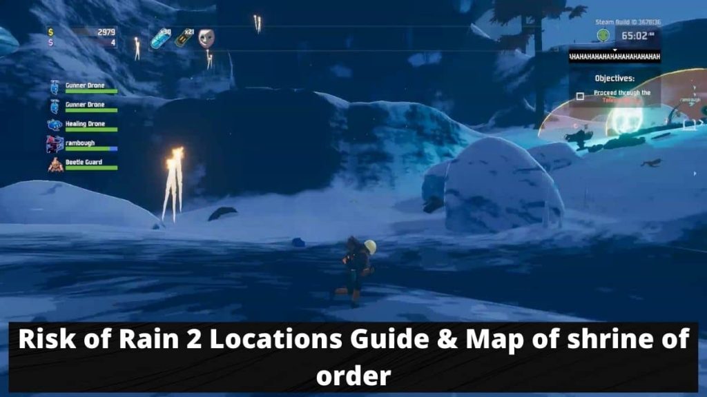 Risk of Rain 2 Locations Guide & Map of shrine of order