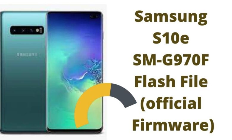 Samsung S10e SM-G970F Flash File