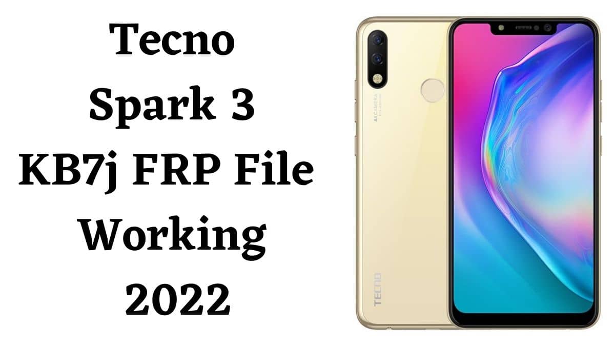 Tecno Spark 3 KB7j FRP File & Pattern Unlock Tested 2024