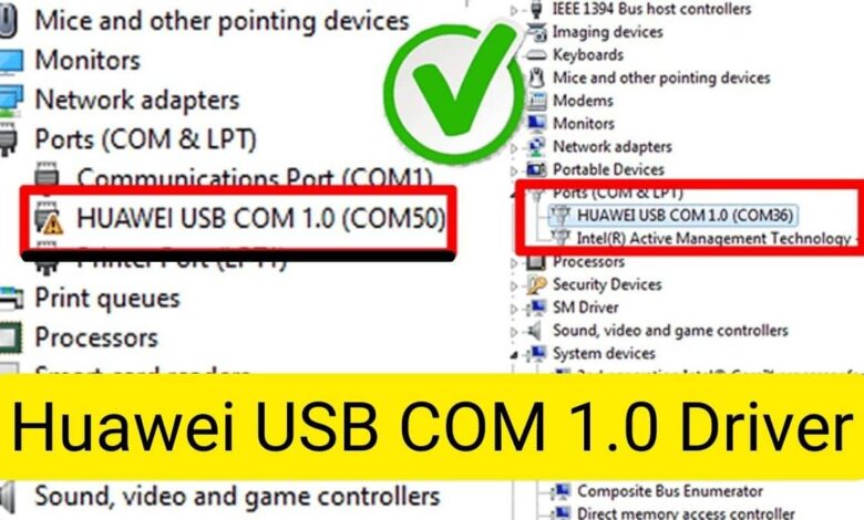 HUAWEI USB COM 1.0 Driver Windows