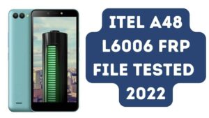 Itel A48 L6006 FRP File Tested 2022