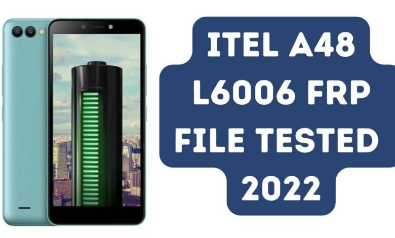 Itel A48 L6006 FRP File Tested 2022