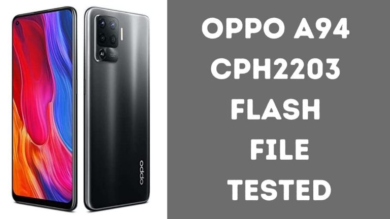 Oppo A94 CPH2203 Flash File Tested
