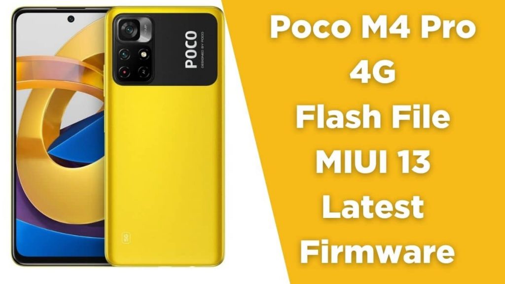 Poco M4 Pro 4G Flash File MIUI 13