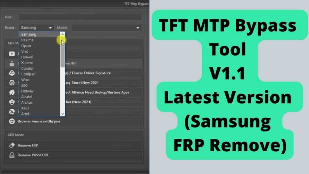 TFT MTP Bypass Tool