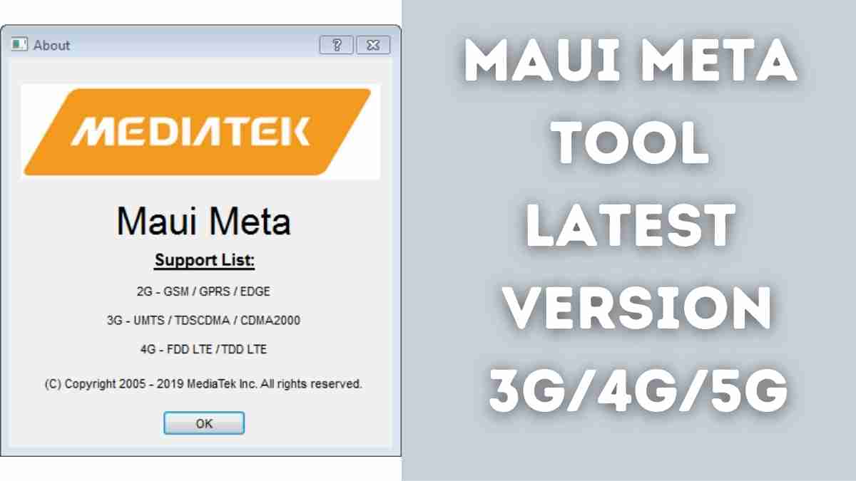 Maui Meta Tool Latest Version Imei Repair Tool Maui META v10.1816