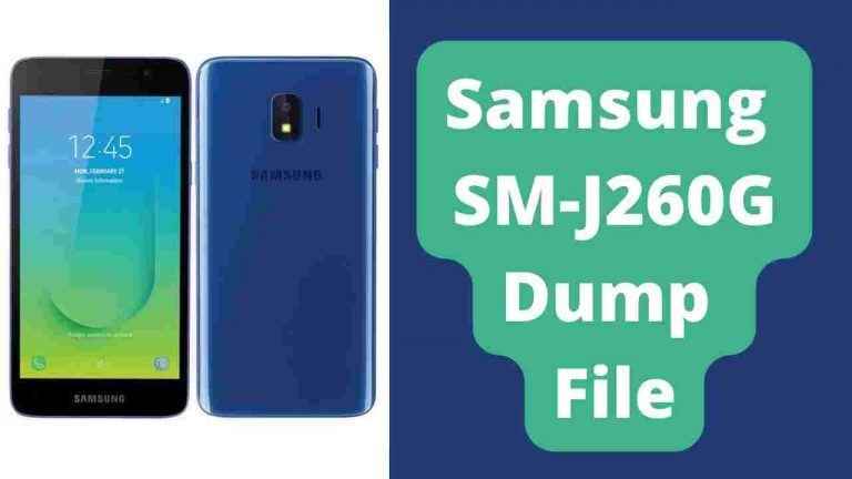 Samsung SM-J260G Dump File (Dead Boot Repair)