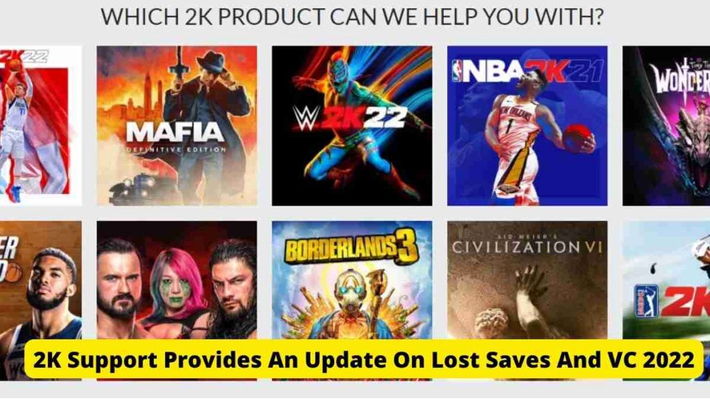 2K Support Provides An Update On Lost Saves And VC 2022 