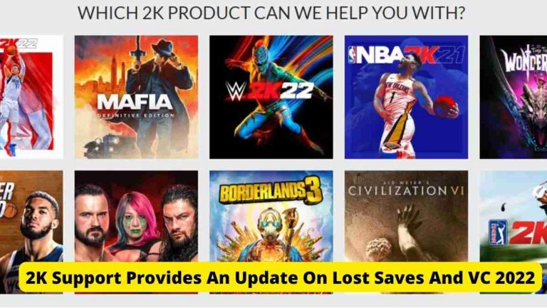 2K Support Provides An Update On Lost Saves And VC 2022