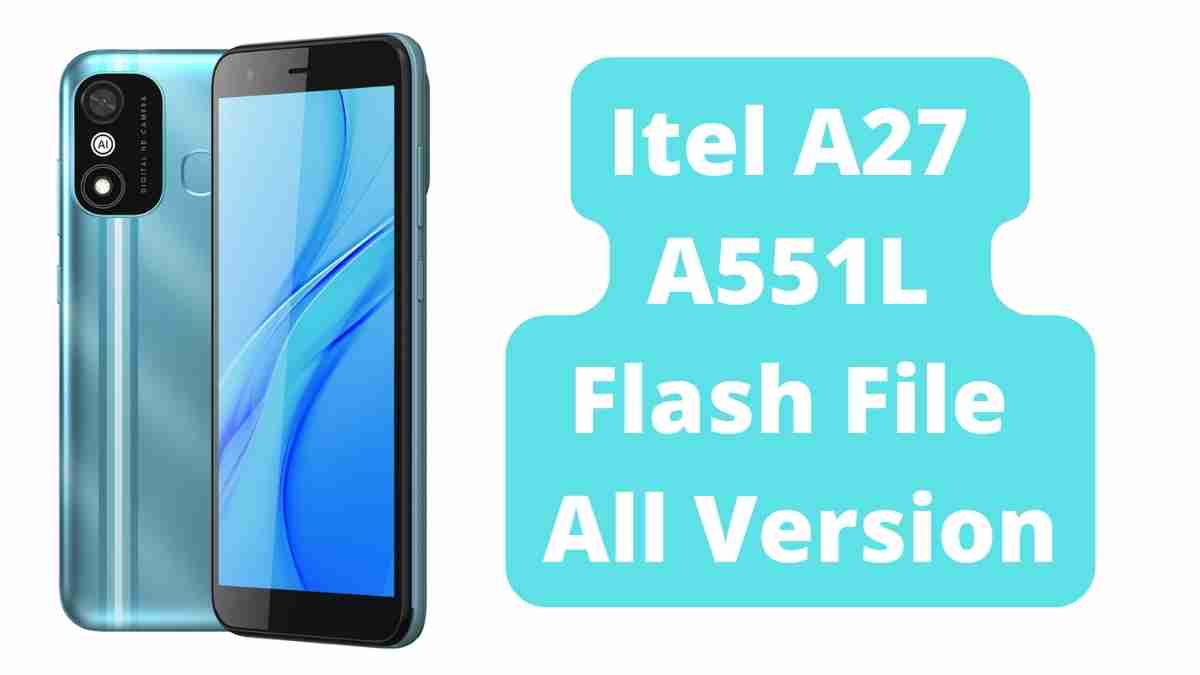 Itel A27 A551L Flash File
