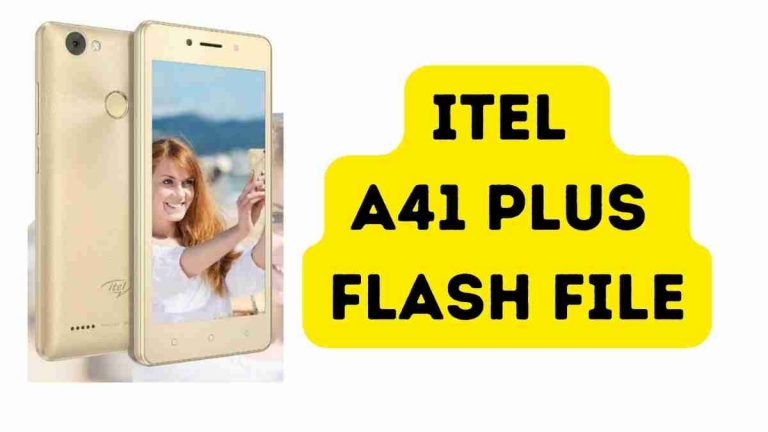 Itel A41 Plus Flash File